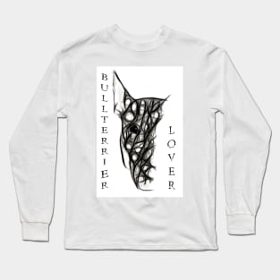 Fractal Bull Terrier Lover Long Sleeve T-Shirt